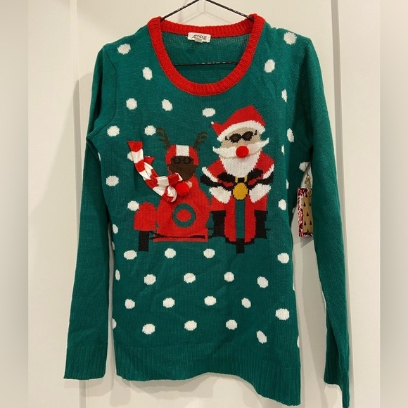 Ugly Christmas Sweater Women’s Small With Tags - Picture 1 of 13